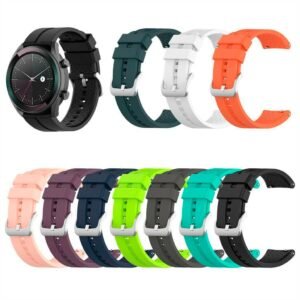 correa reloj 20 mm en silicona para dispositivo inteligente