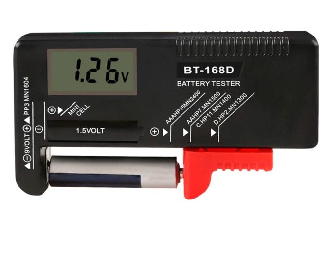 Tester de baterias Digital BT-168D