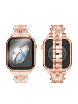 Manilla Metálica Mariposa Para Apple watch De 38-40-41mm