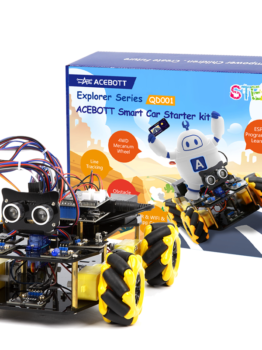 QD001 ACEBOTT ESP32 Kit inicial de carro robótico inteligente