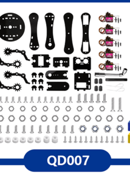 QD007 ACEBOTT ESP32 Paquete de expansión de brazo robótico con 5 grados de libertad